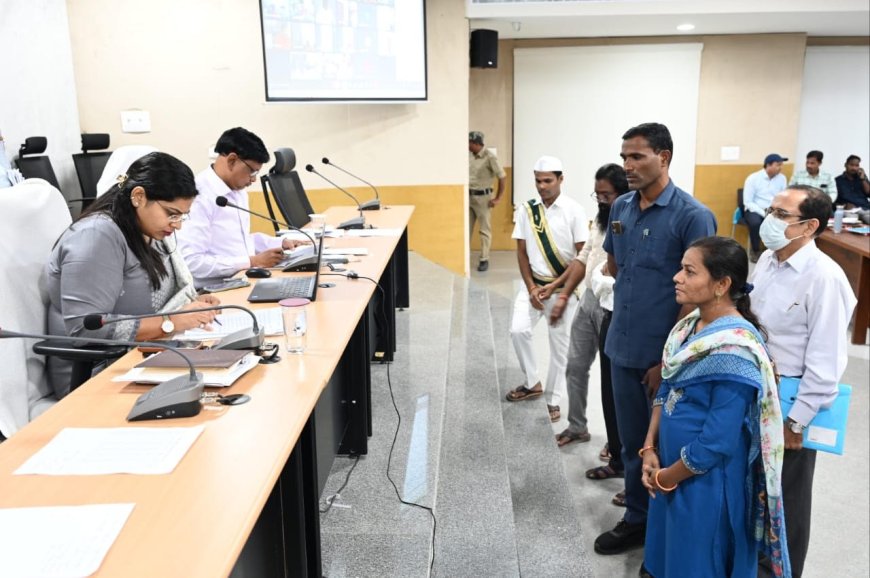 Collector Abhilasha Abhinav Directs Officials to Address Public Grievances Swiftly