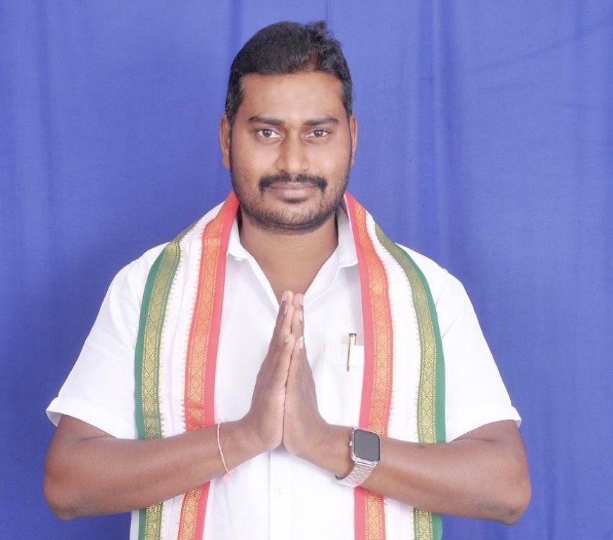 Vipul Goud Elected as Nizamabad District Youth Congress President