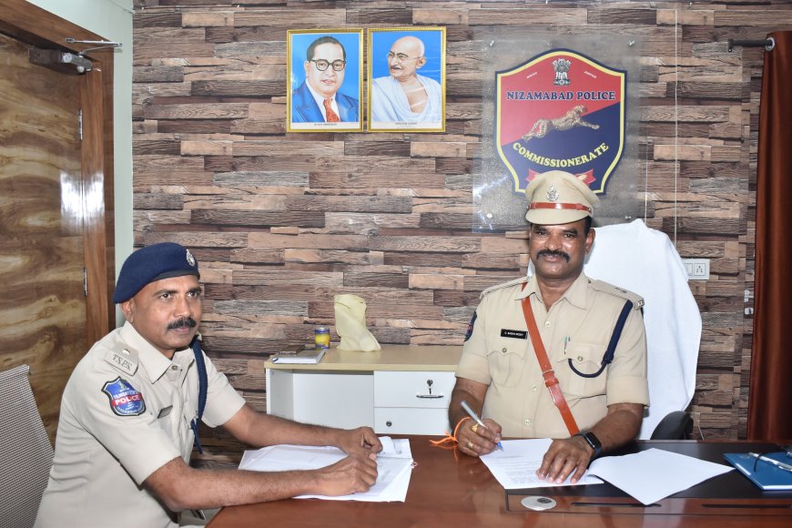 G. Basawa Reddy Assumes Charge as Additional DCP (Admin)