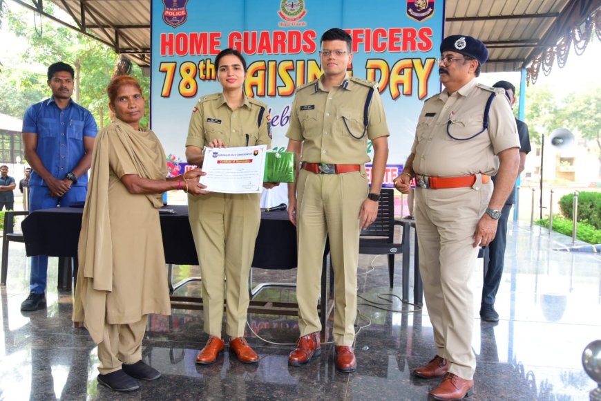 Grand Celebration of 78th Home Guards Raising Day in Karimnagar