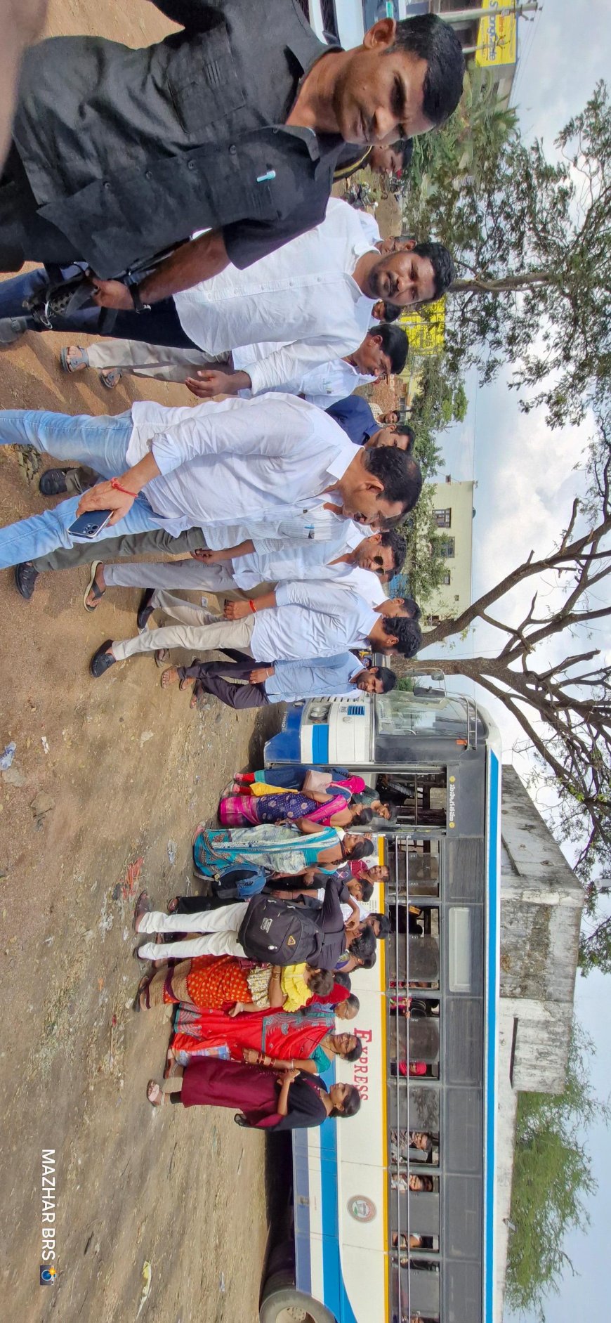 Bodhan MLA Anil Jadhav Visits Ichoda Bus Stand