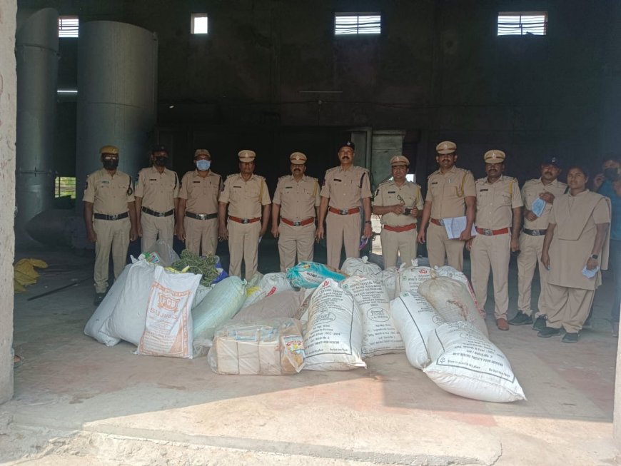 Excise Police Destroy ₹3.5 Crore Worth of Drugs