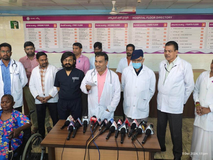 Rare Surgeries Successfully Conducted at RIMS Super Specialty Hospital