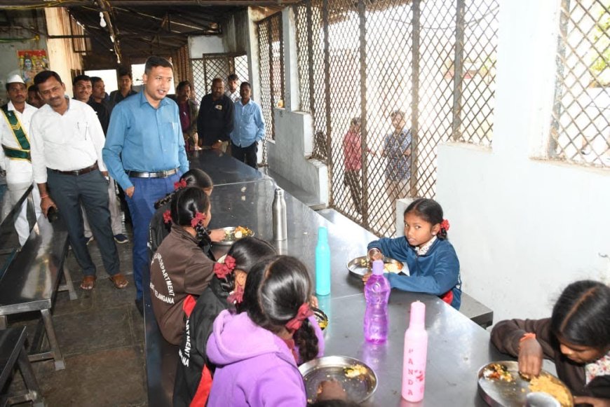 Provide Quality Food in Hostels: District Collector Rajarshi Shah