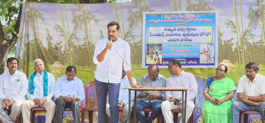 Students Should Excel in Academics and Sports for a Bright Future: Boranchu Srikanth Reddy