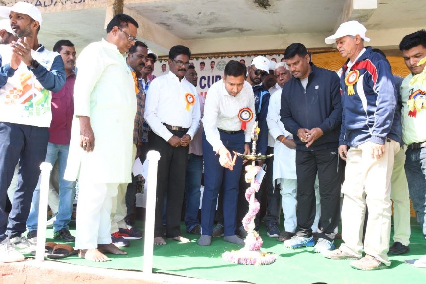 District Collector Rajarshi Shah Inaugurates District-Level CM Cup 2024 Sports