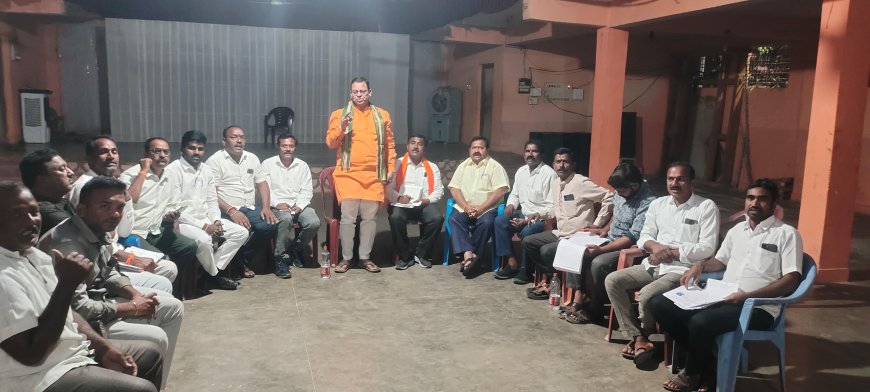 BJP Dharmpuri Assembly-Level Meeting Held in Karne Akkapelli