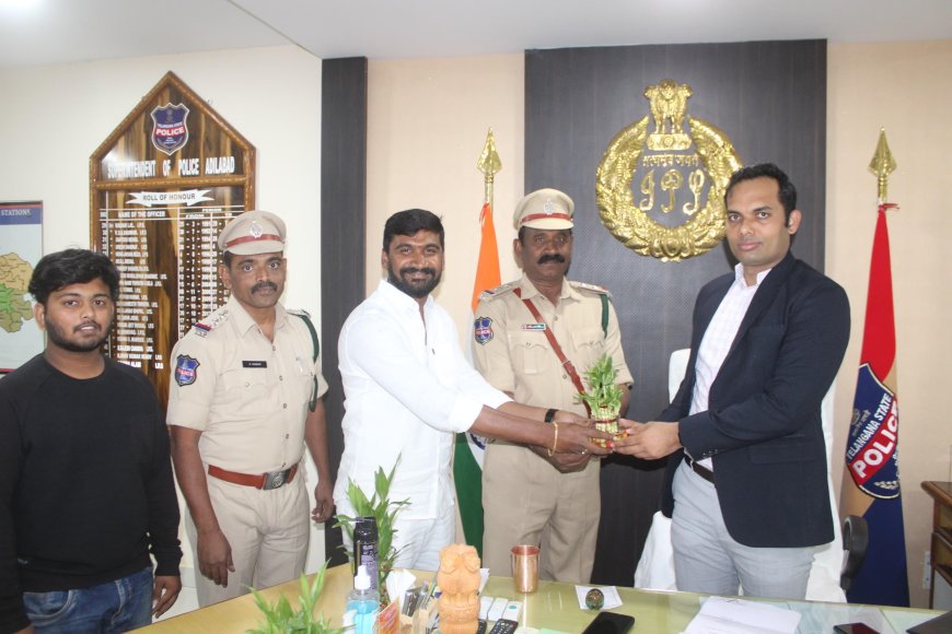 Eradicate Ganja Completely” – Adilabad SP Gouse Alam IPS