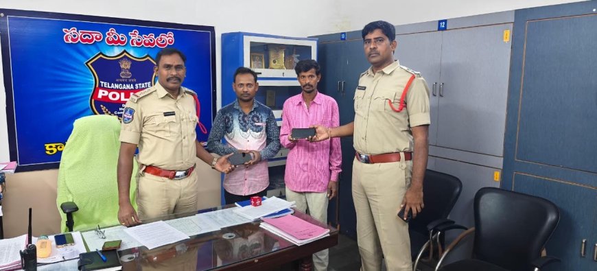 Mobile Phones Traced Through CEIR Portal and Handed Over to Owners