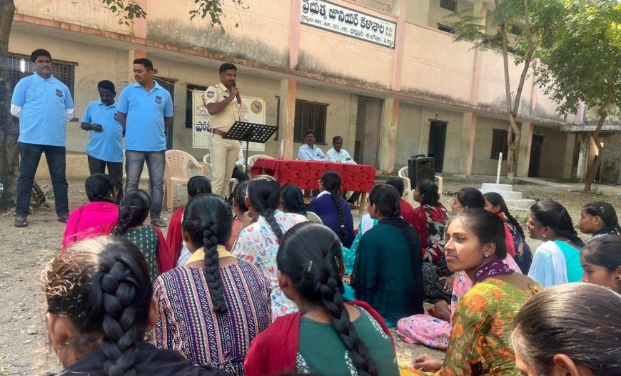 Cyber Crime and Traffic Awareness Program Conducted at Dharmapuri