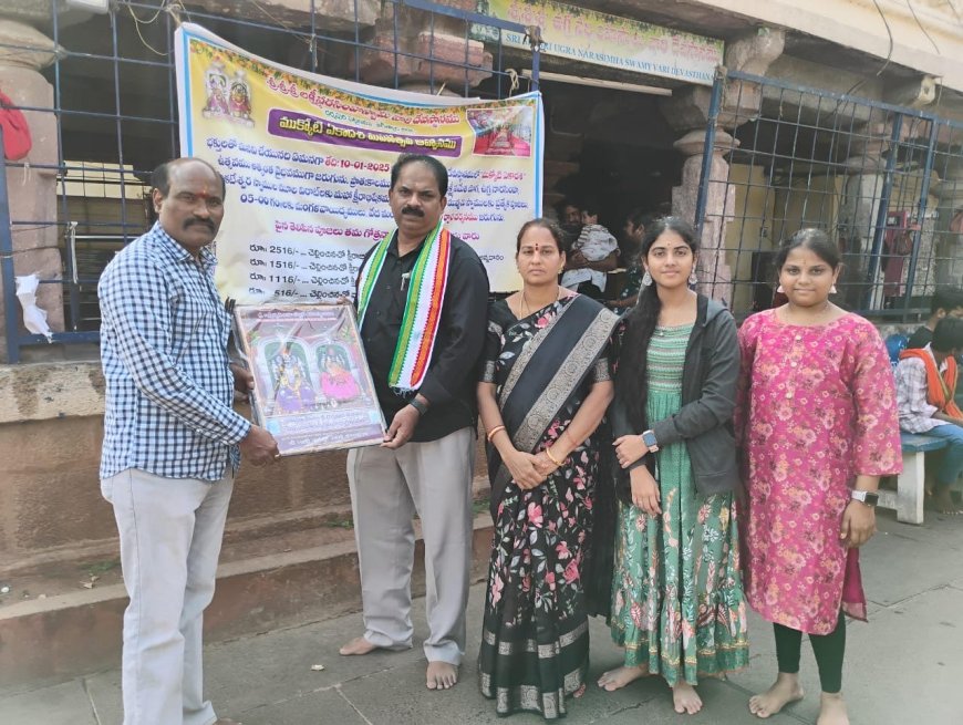 Director of School Education Visits Dharmapuri Temple