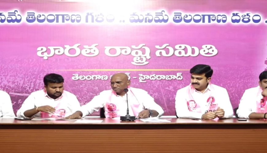 BRS Leader Dr. R.S. Praveen Kumar Addresses Media on Law and Order Issues