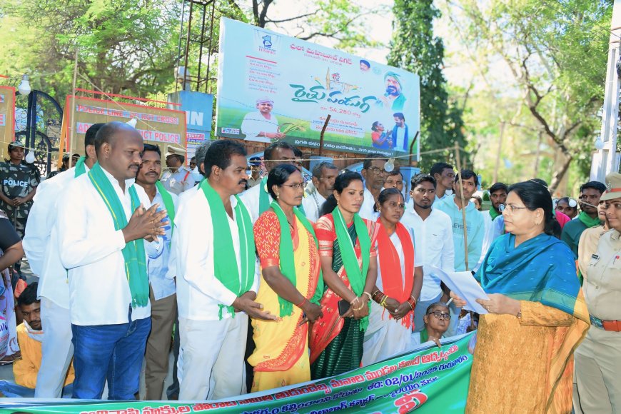 Adivasis Demand Basic Amenities in Adilabad