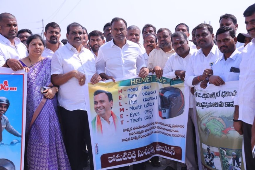 Wear Helmets, Save Lives: Raj Gopal Reddy’s Road Safety Initiative