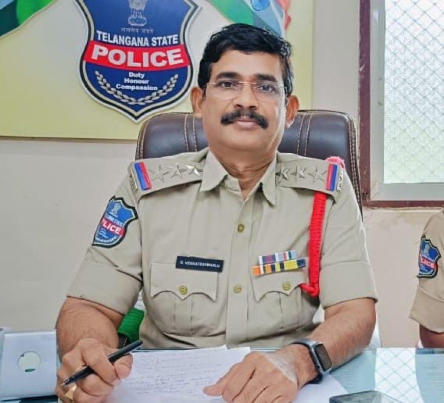 Karimnagar Town ACP Venkat Swamy Visits Rajanna Temple with Family