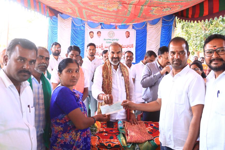 Kalyana Lakshmi and Shaadi Mubarak Cheques Distributed