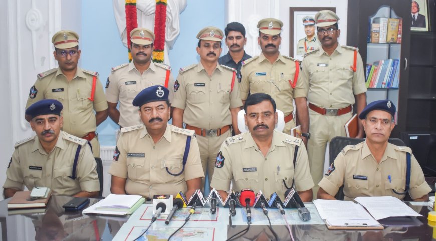 Tirupati Police Seize Marijuana Worth ₹25.5 Lakhs, Arrest Six Smugglers