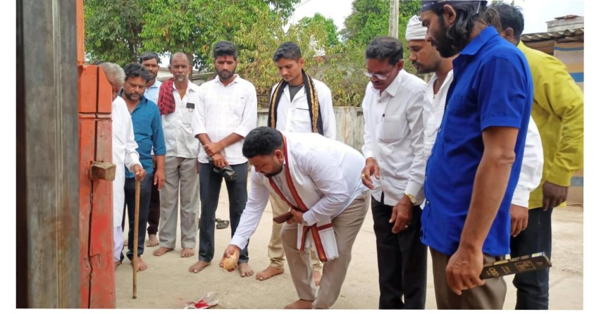 Hanuman Temple Shed Built with Support from Rehman Foundation