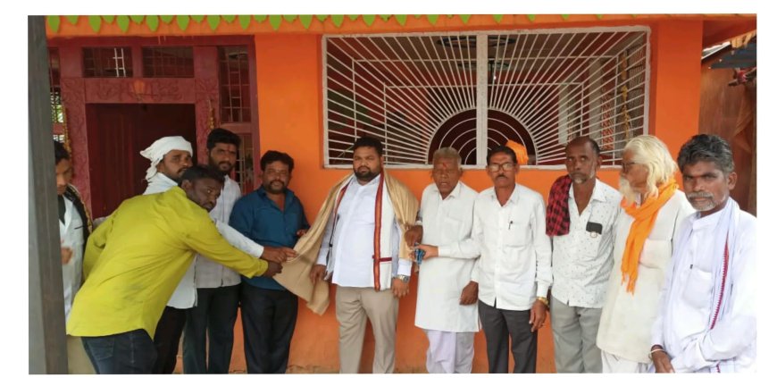 Hanuman Temple Shed Built with Support from Rehman Foundation