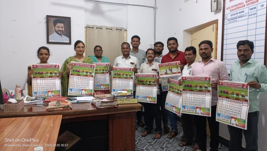 Telangana Agricultural Workers Union District 2025 Calendar Released