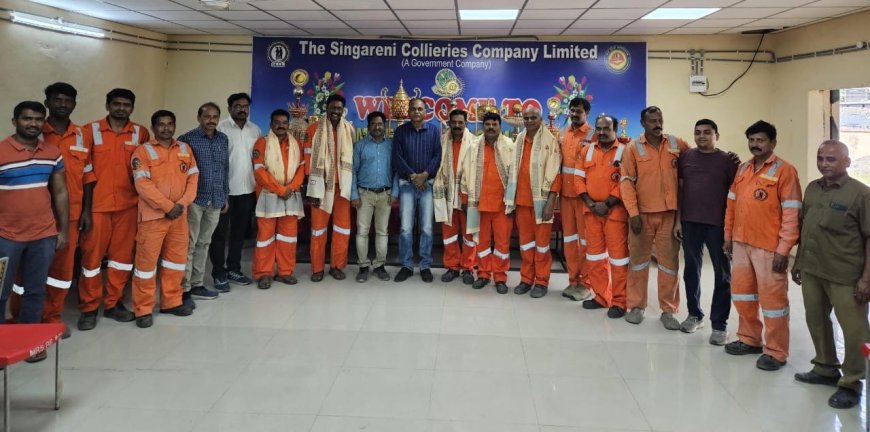 Silver Jubilee Awardees Honored by Singareni Rescue GM