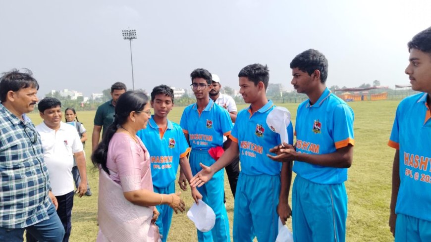 Bhashyam Premier League Match Inaugurated by Tirupati Mayor Dr. Sirisha