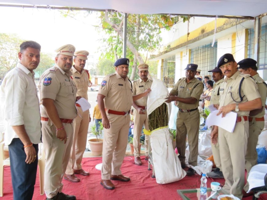 117 kg Ganja Worth ₹74 Lakh Incinerated Under District Drug Disposal Committee