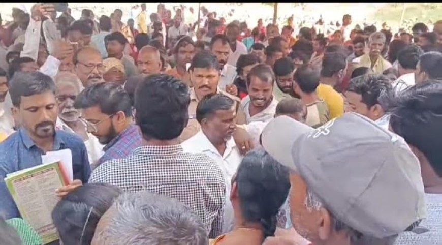 Ruckus at Bayyaram Village Meeting