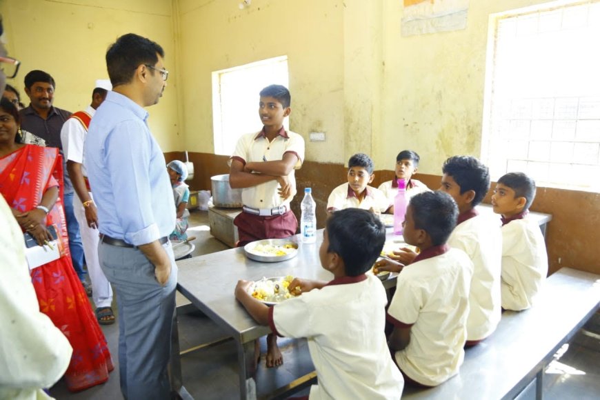 Mulugu District Collector emphasizes quality education and nutritious meals for students