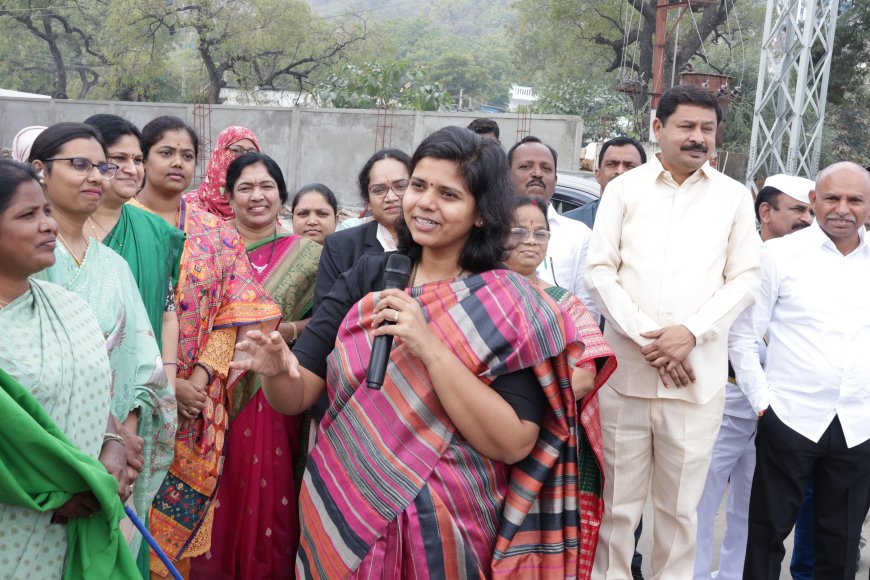 District Collector Trippathi says, “Anything is possible if girls are educated” on National Girl Child Day