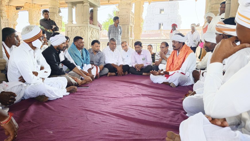 Nagoaba Temple Committee Chairman’s Oath-Taking Ceremony Attended by Khanapur MLA